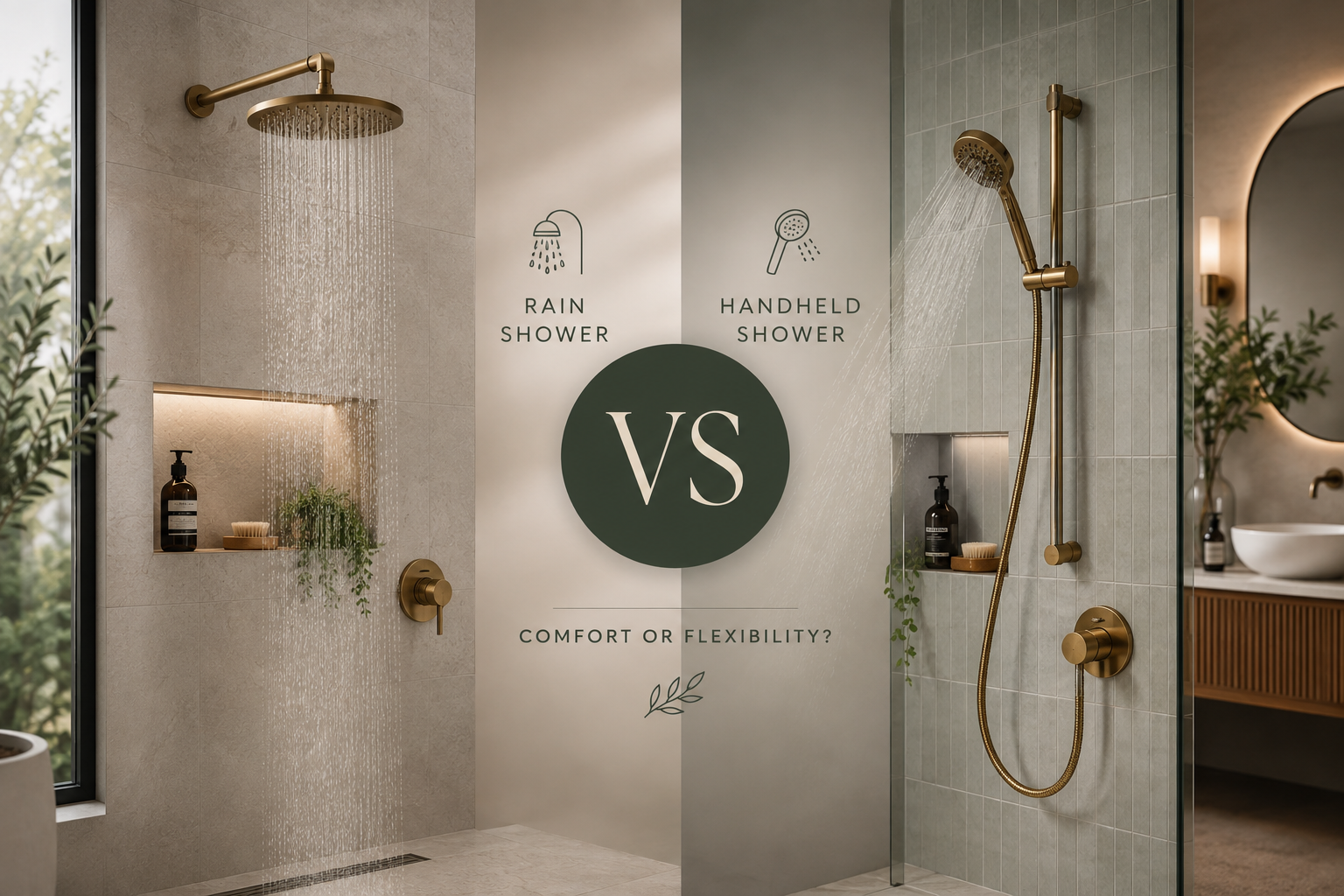 Rain Shower vs Handheld Shower: Which Is Better for Your Bathroom? (Australia 2026)